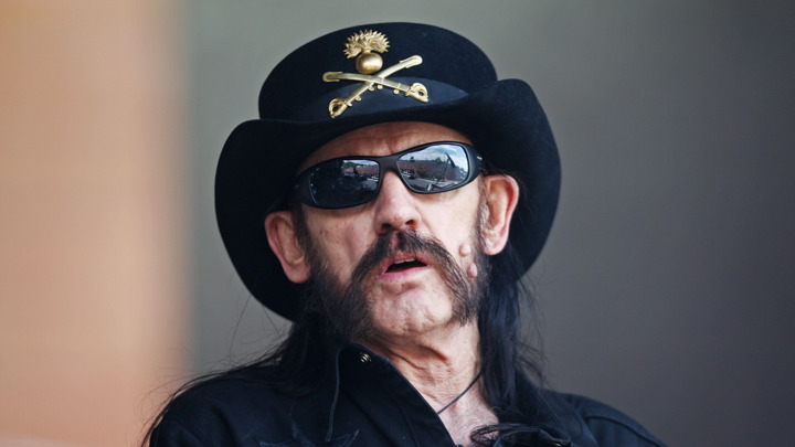 LONDON, ENGLAND - JULY 04: "Lemmy" (Ian Fraser Kilmister) of Motorhead performs on stage at British Summer Time Festival at Hyde Park on July 4, 2014 in London, United Kingdom. (Photo by Dave J Hogan/Getty Images)