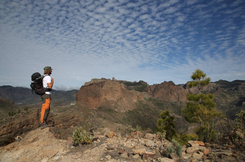 I fjellet på Gran Canarias ville innland kan du gå i timevis uten å møte et menneske. Foto: Erik Valebrokk