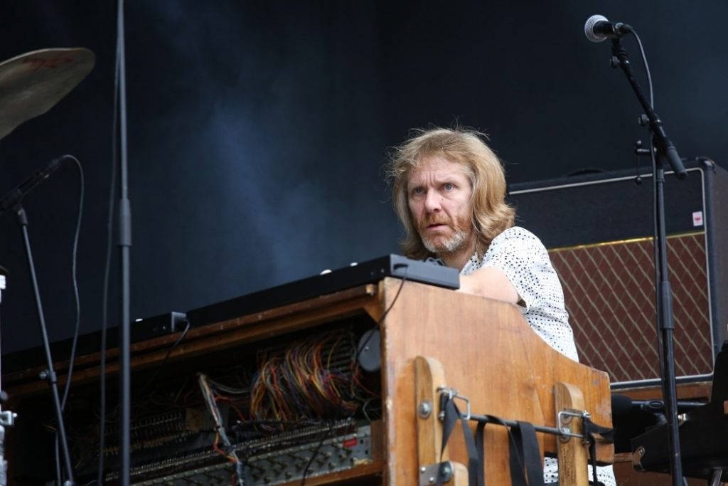 Ståle Storløkken er Elephant9s organist og har full kontroll. Foto: Erik Valebrokk